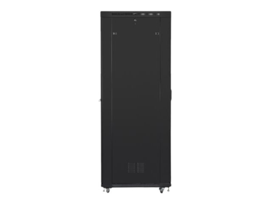 Lanberg | Rack cabinet 19" free-standing 47U / 800x1000 (flat pack) with glass door, LCD | FF01-8047-12BL | Black