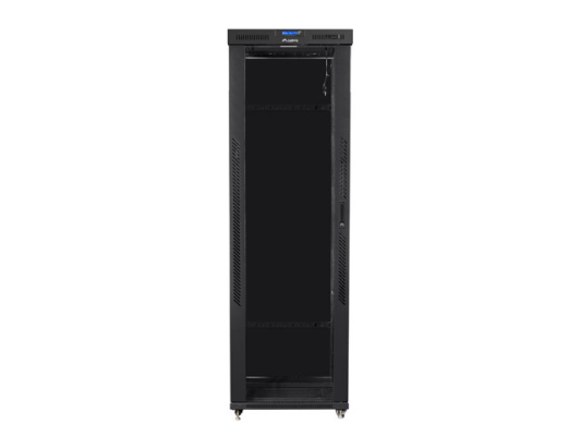 Lanberg | Rack cabinet 19" free-standing 47U / 800x1200 (flat pack) with glass door, LCD | FF01-8247-12BL | Black