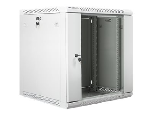 Lanberg | Rack cabinet 19" wall-mount 12U / 600x600 (flat pack) V2 | WF01-6612-10S | Grey