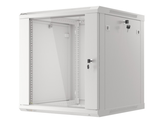 Lanberg | Rack cabinet 19" wall-mount 12U / 600x600 (flat pack) V2 | WF01-6612-10S | Grey