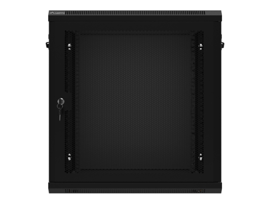 Lanberg | Rack cabinet 19" wall-mount 12U / 600x450 with perforated door (flat pack) | WF01-6412-23B | Black