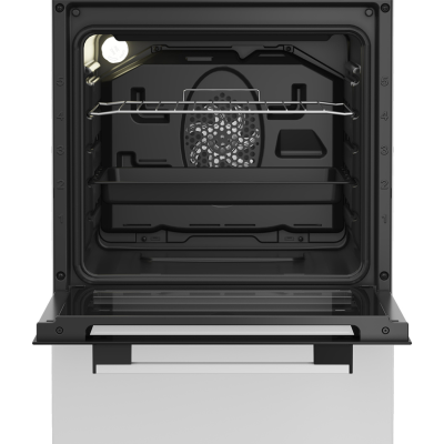 INDESIT Cooker | I5V8PMW | Hob type Ceramic | Oven type Electric | White | Width 50 cm | Depth 60 cm | 55 L
