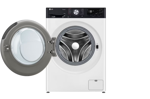 LG Washing machine | F4WR711S3HA | Energy efficiency class A | Front loading | Washing capacity 11 kg | 1400 RPM | Depth 57 cm | Width 60 cm | Display | LED | Steam function | Direct drive | Wi-Fi | White