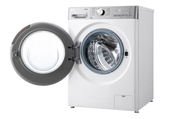 LG Washing machine with dryer | F4DR913P3WA | Energy efficiency class A / D | Front loading | Washing capacity 13 kg | 1400 RPM | Depth 62 cm | Width 60 cm | Display | LED | Drying system | Drying capacity 7 kg | Steam function | 