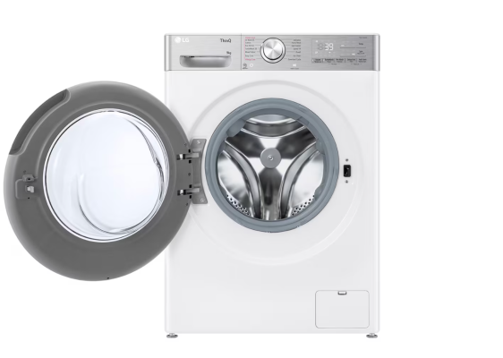 LG Washing machine with dryer | F4DR913P3WA | Energy efficiency class A / D | Front loading | Washing capacity 13 kg | 1400 RPM | Depth 62 cm | Width 60 cm | Display | LED | Drying system | Drying capacity 7 kg | Steam function | 