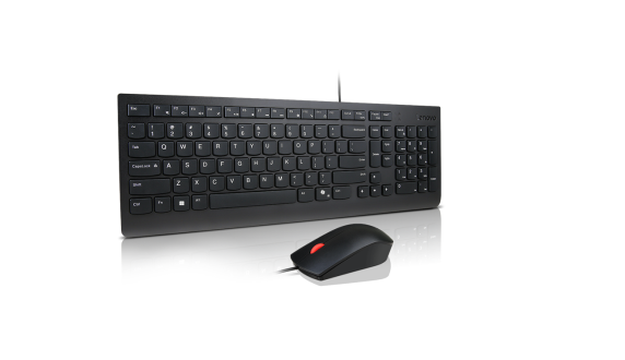 Lenovo Essential Wired Combo Keyboard and Mouse | Keyboard and Mouse Set | Wired | Mouse included | Lithuanian | Black
