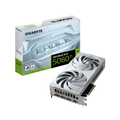 Gigabyte GeForce RTX 5060 Ti EAGLE OC ICE 8G | NVIDIA | 8 GB | GeForce RTX 5060 Ti | GDDR7 | HDMI ports quantity 1 | PCI-E 5.0
