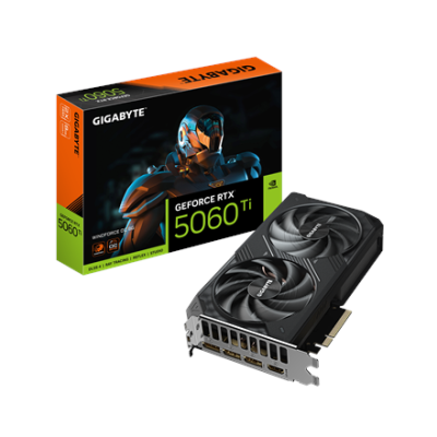 Gigabyte GeForce RTX 5060 Ti WINDFORCE OC 8G | NVIDIA | 8 GB | GeForce RTX 5060 Ti | GDDR7 | HDMI ports quantity 1 | PCI-E 5.0