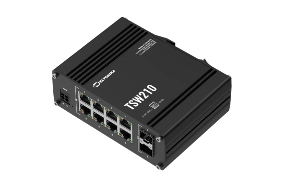 Teltonika Switch 8 GbE, 2 SFP ports | TSW210