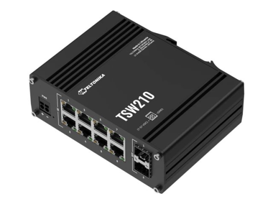 Teltonika Switch 8 GbE, 2 SFP ports | TSW210