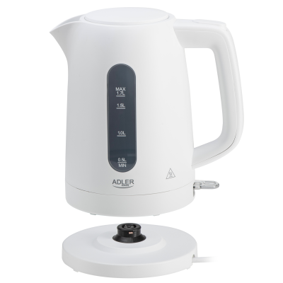 Adler Kettle | AD 1379w | Electric | 2200 W | 1.7 L | Polypropylene | 360° rotational base | White