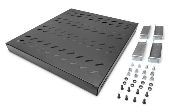 Digitus Fixed Mounting Shelf | DN-97647 | Black