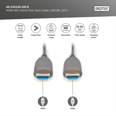 Digitus Connection Cable | HDMI to HDMI | 10 m