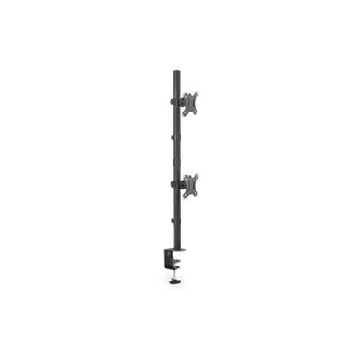 Digitus Desk Mount | DA-90438 | Adjustable Height, Rotate, Tilt, Swivel | 17-32 " | Maximum weight (capacity) 2x8 kg | Black