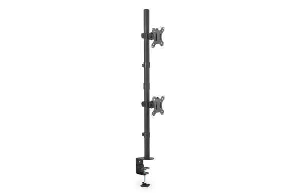 Digitus Desk Mount | DA-90438 | Adjustable Height, Rotate, Tilt, Swivel | 17-32 " | Maximum weight (capacity) 2x8 kg | Black