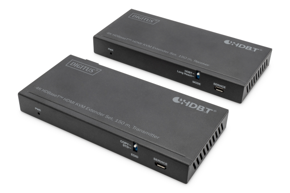 Digitus | 4K HDBaseT HDMI KVM Extender Set, 150 m | DS-55526