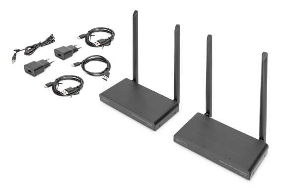 Digitus | Wireless HDMI KVM Extender Set, 200 m | DS-55321