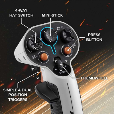 Thrustmaster SOL-R 2 Hosas WW | White / Black