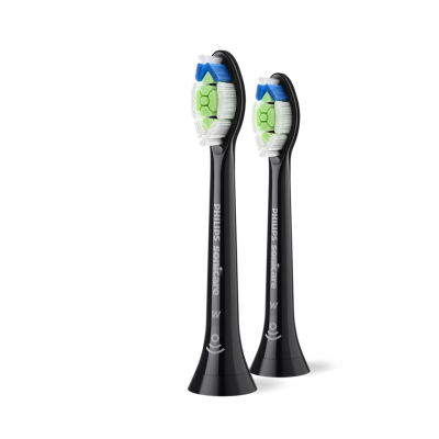 Philips | Replacement brush heads | HX6062 / 88 Sonicare Optimal White | Heads | For adults | Number of brush heads included 2 | Black