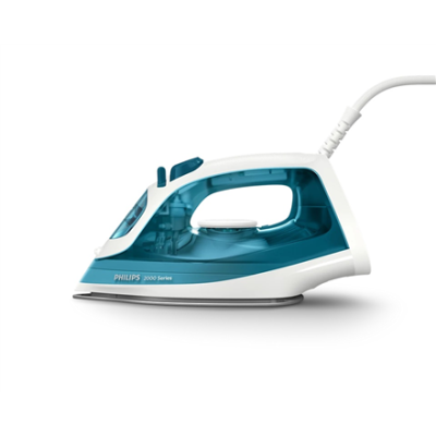 Philips Steam Iron | DST2020 / 90 2000 series | Steam Iron | 2000 W | Water tank capacity 250 ml | Continuous steam 25 g / min | Steam boost performance 110 g / min | Blue / White