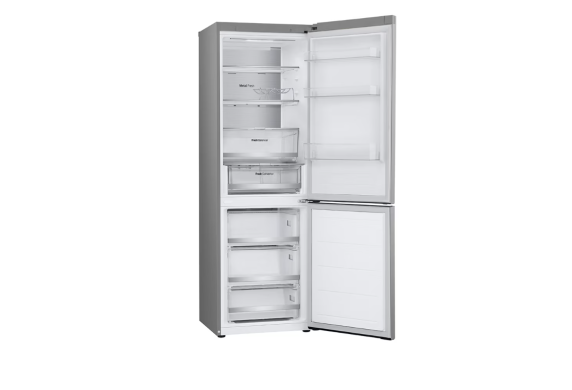 LG Refrigerator | GBV7170EPY | Energy efficiency class E | Free standing | Combi | Height 186 cm | No Frost system | Fridge net capacity 234 L | Freezer net capacity 110 L | Display | 35 dB | Silver