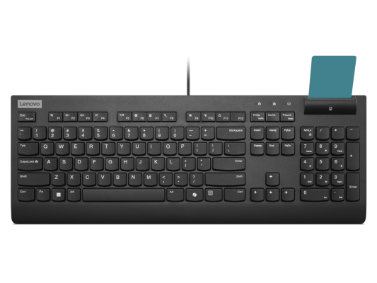 Lenovo Smartcard II | Keyboard | Wired | Estonian | Black | USB-A | Plunger type switch