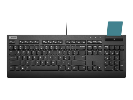 Lenovo Smartcard II | Keyboard | Wired | Estonian | Black | USB-A | Plunger type switch