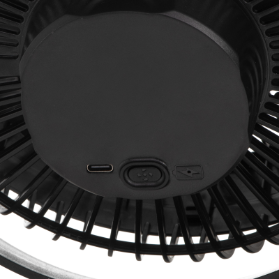 Adler Rechargeable Clip-on Desk Fan | AD 7342 | Table Fan | Black | Diameter 15.5 cm | Number of speeds 3 | Oscillation | 5 W