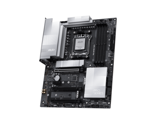 MSI PRO X870E-P WIFI | Processor family AMD | Processor socket AM5 | DDR5 UDIMM | Supported hard disk drive interfaces SATA, M.2 | Number of SATA connectors 4