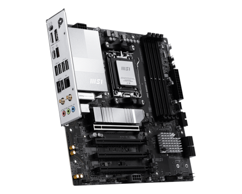 MSI PRO B850M-P WIFI | Processor family AMD B850 | Processor socket AM5 | DDR5 | Supported hard disk drive interfaces SATA, M.2 | Number of SATA connectors 4