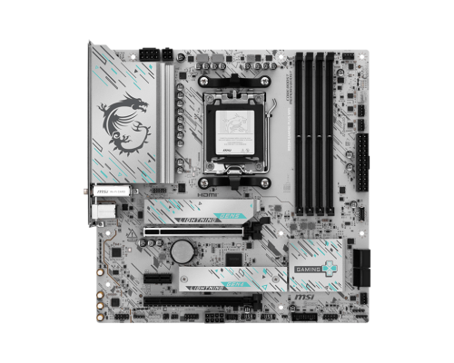 MSI B850M GAMING PLUS WIFI | Processor family AMD | Processor socket AM5 | DDR5 | Supported hard disk drive interfaces SATA, M.2 | Number of SATA connectors 4