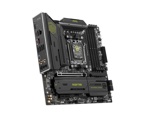 MSI MAG B850M MORTAR WIFI | Processor family AMD | Processor socket AM5 | DDR5 | Supported hard disk drive interfaces SATA, M.2 | Number of SATA connectors 4