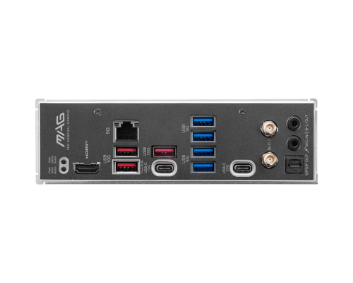 MSI MAG B850M MORTAR WIFI | Processor family AMD | Processor socket AM5 | DDR5 | Supported hard disk drive interfaces SATA, M.2 | Number of SATA connectors 4