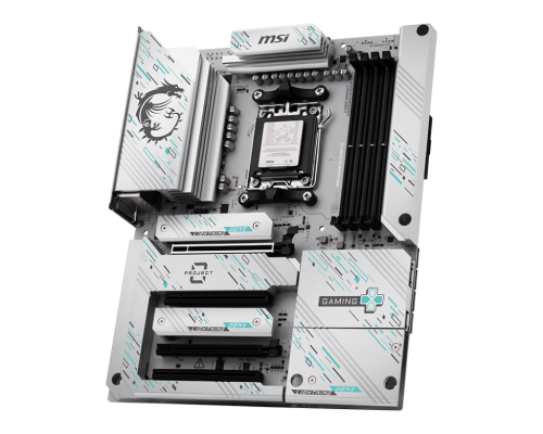 MSI B850 GAMING PLUS WIFI PZ | Processor family AMD B850 | Processor socket AM5 | DDR5 | Supported hard disk drive interfaces SATA, M.2 | Number of SATA connectors 4