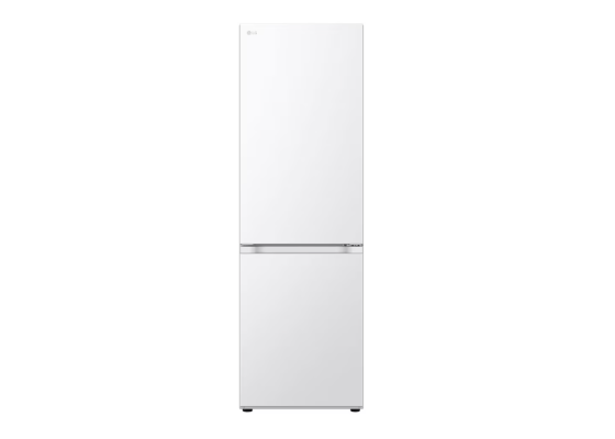 LG Refrigerator | GBV21L0ESW | Energy efficiency class E | Free standing | Combi | Height 186 cm | No Frost system | Fridge net capacity 234 L | Freezer net capacity 110 L | Display | 35 dB | White