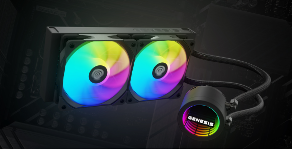 Genesis AIO Liquid Cooler | Hydria 240 ARGB | Intel, AMD