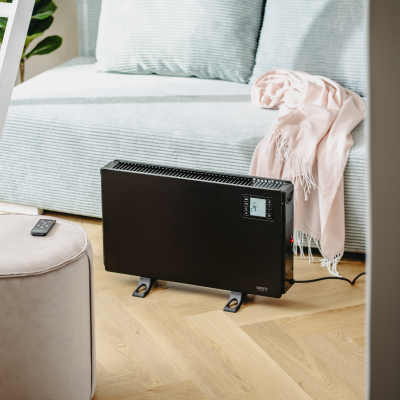 Camry Fan Heater with Remote Control | CR 7739 | Convection Heater | 2000 W | Number of power levels 3 (750W / 1250W / 2000W) | Black