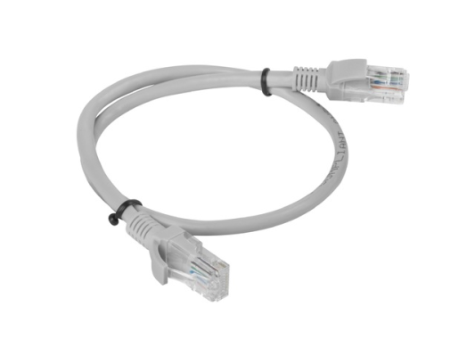 Lanberg | Patchcord CAT.6 UTP | PCU6-10CC-0050-S | 0.5 m | Grey