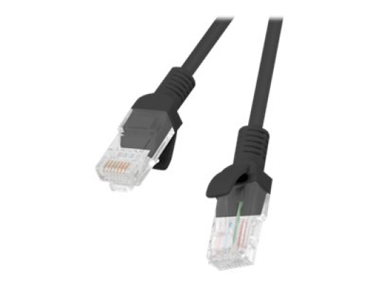 Lanberg | Patchcord CAT.5E UTP | PCU5-10CC-0100-BK | 1 m | Black