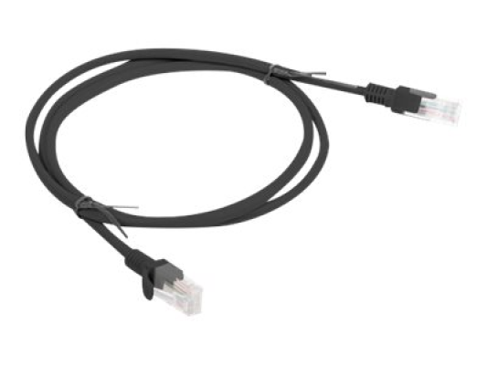 Lanberg | Patchcord CAT.5E UTP | PCU5-10CC-0100-BK | 1 m | Black