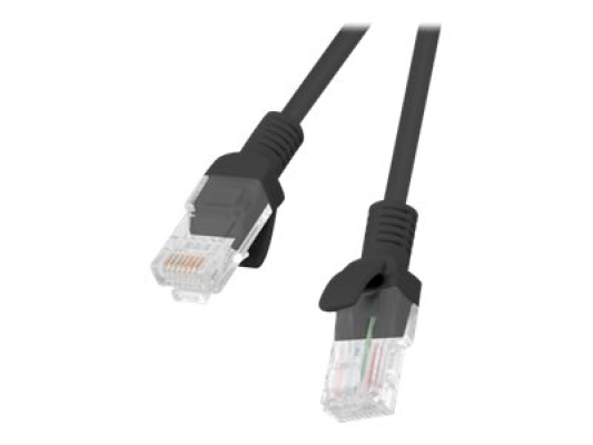 Lanberg | Patchcord CAT.5E UTP | PCU5-10CC-0050-BK | 0.5 m | Black
