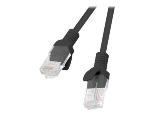 Lanberg | Patch cable - CAT 5e | RJ-45 - male | RJ-45 - male | 1.5 m | Black | Black