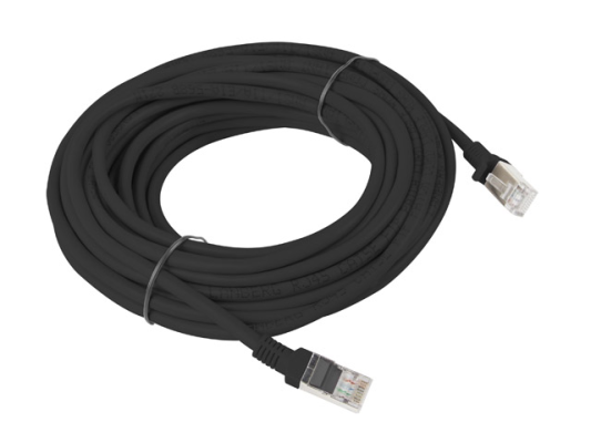 Lanberg | Patchcord CAT.5E UTP | PCU5-10CC-1000-BK | 10 m | Black