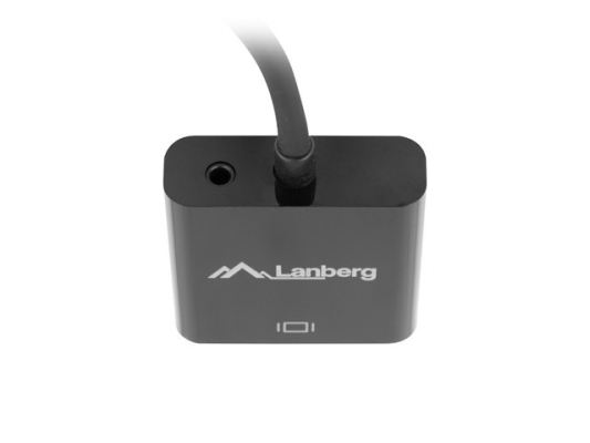 Lanberg HDMI, Mini Jack 3.5 mm, VGA Adapter | AD-0017-BK | 20 m