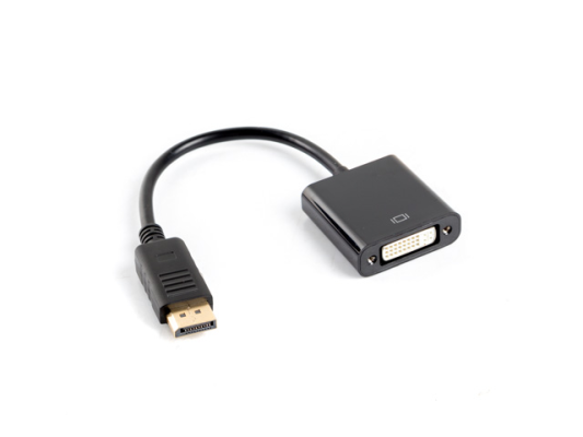 Lanberg Adapter Dual Link DisplayPort 1.2 to DVI-I | AD-0007-BK