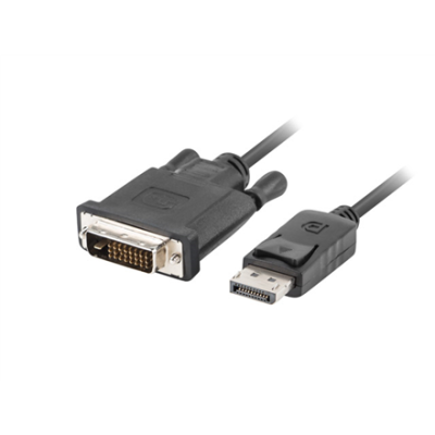 Lanberg Cable | CA-DPDV-10CU-0018-BK | DisplayPort to DVI-D | 1.8 m