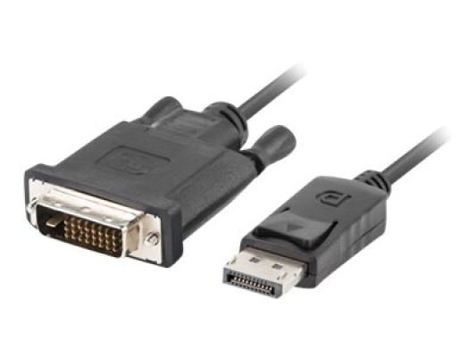 Lanberg Cable | CA-DPDV-10CU-0018-BK | DisplayPort to DVI-D | 1.8 m