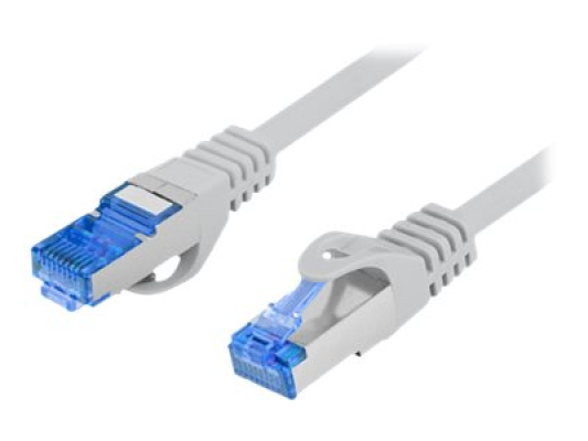 Lanberg | Patchcord Cat.6A S / FTP LSZH CCA | PCF6A-10CC-0100-S | 1 m | Grey