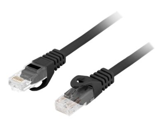 Lanberg | Patchcord Cat.6 UTP LSZH CU | PCU6-10CU-1000-BK | 10 m | Black