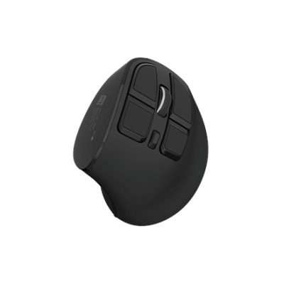Natec | Vertical Mouse | Euphonie Pro | Wireless | Bluetooth, 2.4GHz | Black
